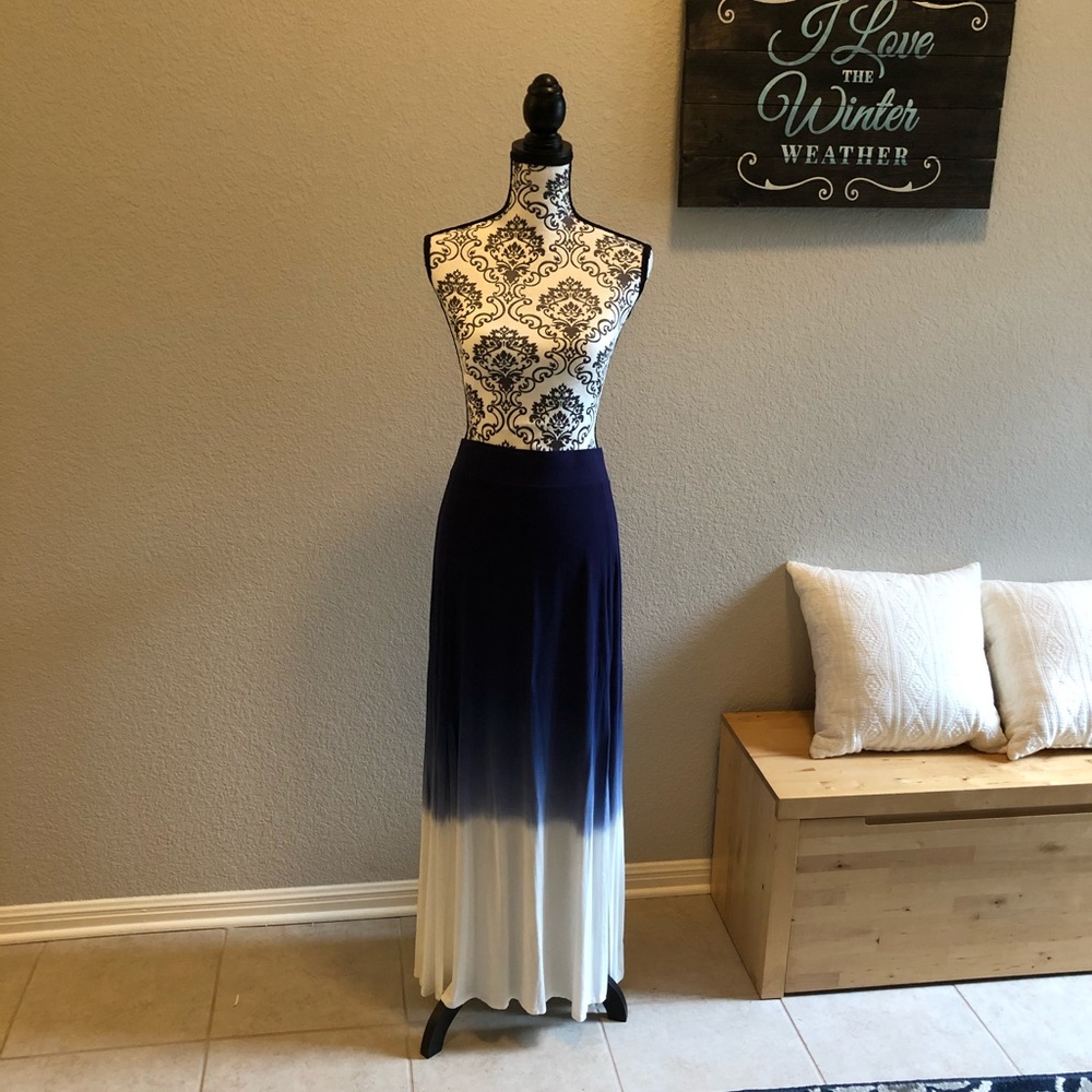 Torrid Blue Ombré Skirt
